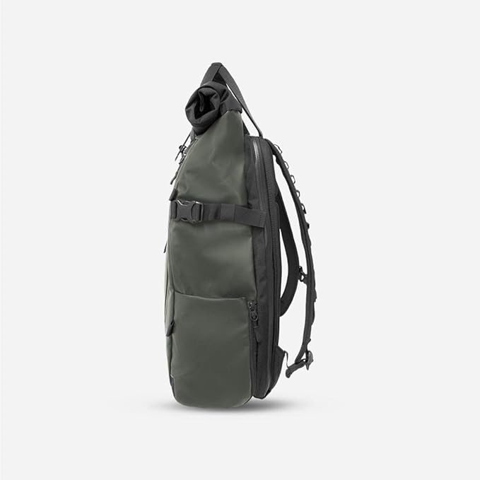 WANDRD PRVKE 31L, V3 Photography Bundle: Weather-Resistant Travel & Camera Backpack with Laptop Sleeve, Quick Side Access, Clamshell Opening – Ideal Photography & Travel Bag (Wastach Green)