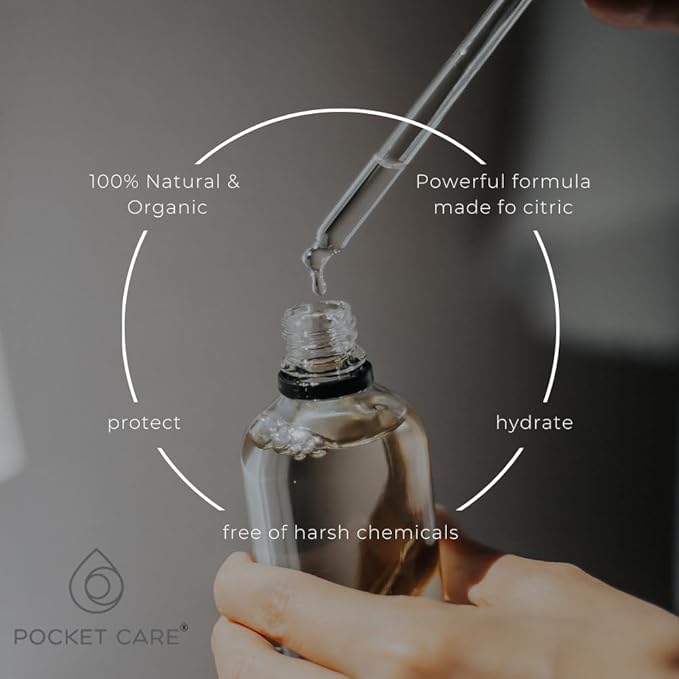 POCKET CARE | 3 Pack Orange Hand Sanitizer Spray 15 ml - natural Spray for Hands | Organic Moisturizing Spray | Hand Spray Travel Size - Travel Accessories | 100% natural (Orange)