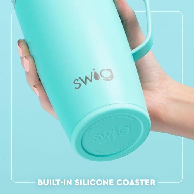 Swig Life 22oz Travel Mug, Insulated Tumbler with Handle and Lid, Travel Coffee Mug, Cup Holder Friendly, Stainless Steel 22 oz Tumbler, Reusable Insulated with Lid (Tennessee)