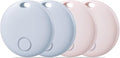 Reyke Air Tracker 4 Pack, Smart Tag Luggage Finder, Works with Apple Find My (iOS Only), Item Locator for Keys, Luggage, Backpack, IP67 Waterproof