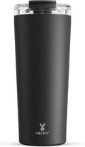 Meoky 24 oz Travel Coffee Mug with Leak-proof Lid, Stainless Steel Insulated Coffee Tumbler, Keeps Hot for 8 Hours or Cold for 24 Hours, Fits in Car Cup Holder (Night)