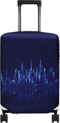 HYPER VENTURE Washable Luggage Cover - Fashion Suitcase Protector Fits 31-32 Inch Luggage (Nightscape, XL)