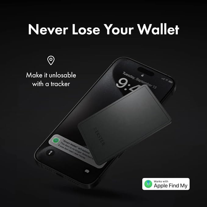 Ekster - Aluminum Cardholder Pro Wallet - All-Metal Aluminum Wallet for Men - Fits 7 Cards, RFID Blocking Layer, Ultra-Thin, Minimalist, Push Button, Card Access, Expandable, Trackable (Jet Black)