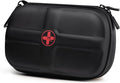 RHINO RESCUE EVA First Aid Kit, Small Waterproof Portable Emergency Hiking First Aid Kit for Backpacking, Medical Kit for Travel, Home, Car, College Dorm, Camping, Boat, Back to School (Black)