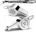 Letters Coach Gifts, Whistle for Coaches, Whistle Emergency, Thank You Coach Gifts, Coaches Whistle with Lanyard Cheer Coach Gift for Men Women Teachers Referees School Sports Coach Outdoor, Letter U
