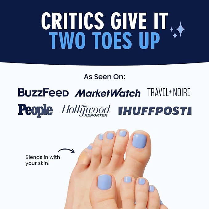 Dr. Frederick's Original Better Blister Bandages - 24 ct - Healing Blister Pads - Grab-N-Go - Water Resistant - 40% More Cushioning - Hydrocolloid - Feet, Toe, & Heel Blister Prevention - Toe Pack