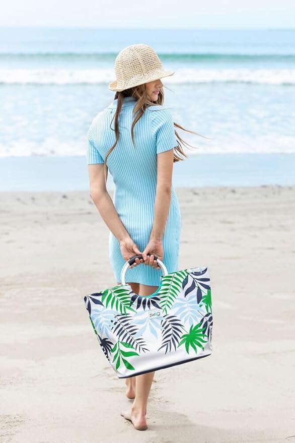 Swig Life Loopi Tote Bag, Large, Lightweight, Waterproof Beach and Utility Bag