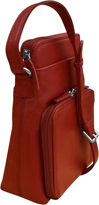 ili New York Genuine Leather Crossbody Bags for Women - Premium RFID Blocking Shoulder Bag Organizer with Adjustable Strap