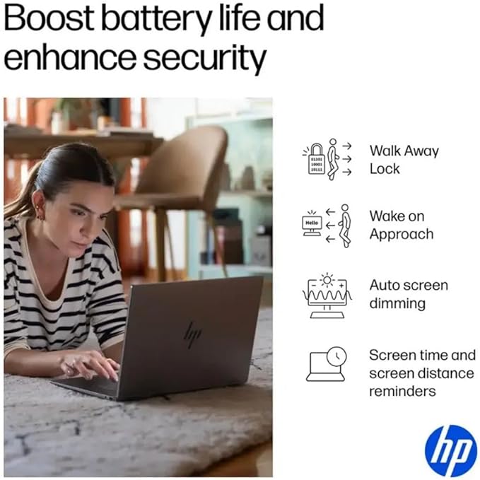 HP OmniBook X Flip 16 2-in-1 Laptop: 16" FHD+ Touchscreen, Intel Core Ultra 7 (NPU 47 Tops), 16GB RAM, 512GB SSD, Intel Arc 140V GPU, Copilot+ PC, Eclipse Gray, W/Pen Accessories, Windows 11