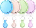 Air 4 Pack tags Tracker [Apple MFi Certified] Pair with Apple Find My(iOS Only) Smart Bluetooth Key Tracking Tags Item Finders Waterproof Worldwide Located Devices for Pet Wallet Backpack Dogs Luggage