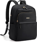 Travel Backpack for Women Personal Carry On Bag Business Weekender Hiking Multilayer Laptop Bag,16 Inch,Black