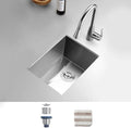 TORVA 14 x 18 Inch Undermount Kitchen Sink, Premium 304 Stainless Steel Bar Sink - 9 Inches Deep Basin Single Bowl Sink