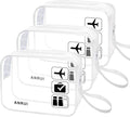 ANRUI Makeup Bags Clear Cosmetic Bag for Women Small Makeup Pouch for Girls/Kids Travel Toiletries Organizer Bags Waterproof Travel Liquids Storage Bags