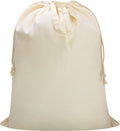 Canvas Laundry Bag 33"x 35", Thick Cotton Laundry Bag with Handles & Drawstring, Extra Large Heavy Duty Washable Basket Liner Hamper Liner Canvas Storage Sack (Beige XL, 1 Pack)