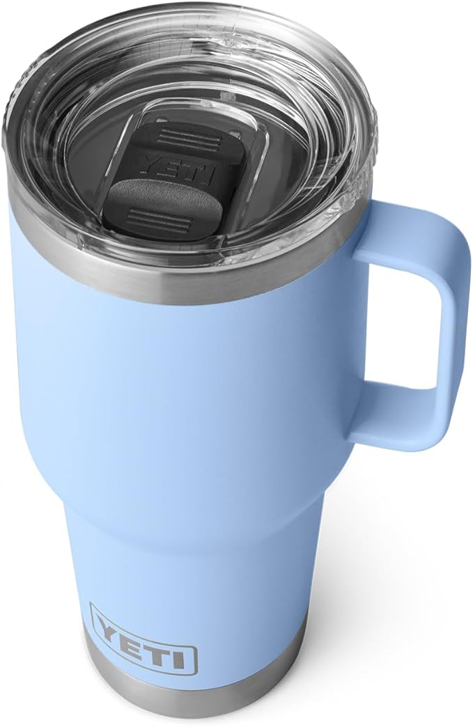 YETI Rambler 30 oz Travel Mug, Stainless Steel, Vacuum Insulated with Stronghold Lid