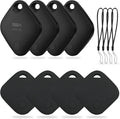 Air Tracker Tag 4 Pack Bluetooth Luggage Tracker tag Locator Works with Apple Find My,Smart Tracker for Suitcase, Bag, Backpack, Wallet,Replaceable Battery Smart tag Item Finder