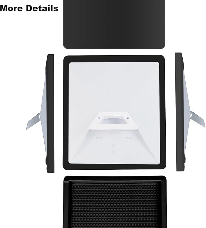 Starlink Mini Protective Cover Case, Starlink Mini Accessories Silicone Protective Case for Starlink Mini Dish Black