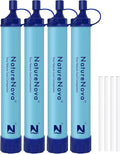 Personal Water Filter Straw Outdoor Portable Filtration Emergency Survival Gear Water Solutions Tactical Gear for Hiking Camping Accessories Travel Hunting Fishing Outing Backpacking
