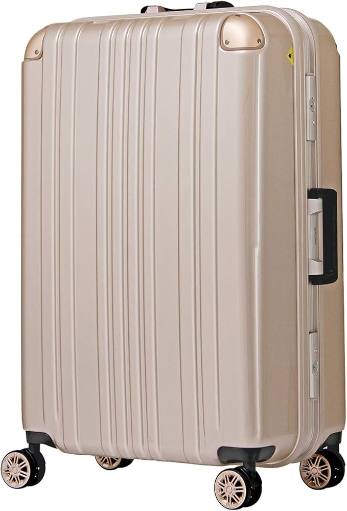 LEGEND WALKER Durable Aluminum Frame Hardside Luggage, 29-inch,ChampagneGold,5122-67-CGD