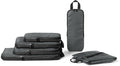 Amazon Essentials Ultralight Compression Packing Cubes Packing Organizer Grey check 6 pack Grey
