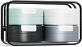 Travel Containers for Toiletries, Magnetic Travel Containers (30ml), TSA Approved Cream Jars with Toiletry Bag, Leak-proof Small Jars with Multiple Labels for Better Organization