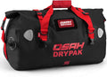Waterproof Duffel Bag - Motorcycle Dry Bag Tail Bag with Large Storage Space, Waterproof Luggage Duffle Bags with Outer Mesh Zipper Pocket for Camping, Kayaking, Fishing & Traveling