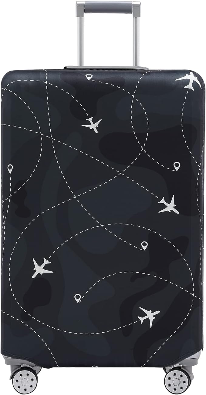Travelkin Luggage Cover for Suitcase Tsa Approved, Suitcase Cover Protector Fit 18-32 Inch Luggage (S for 18-21 Inch Luggage)