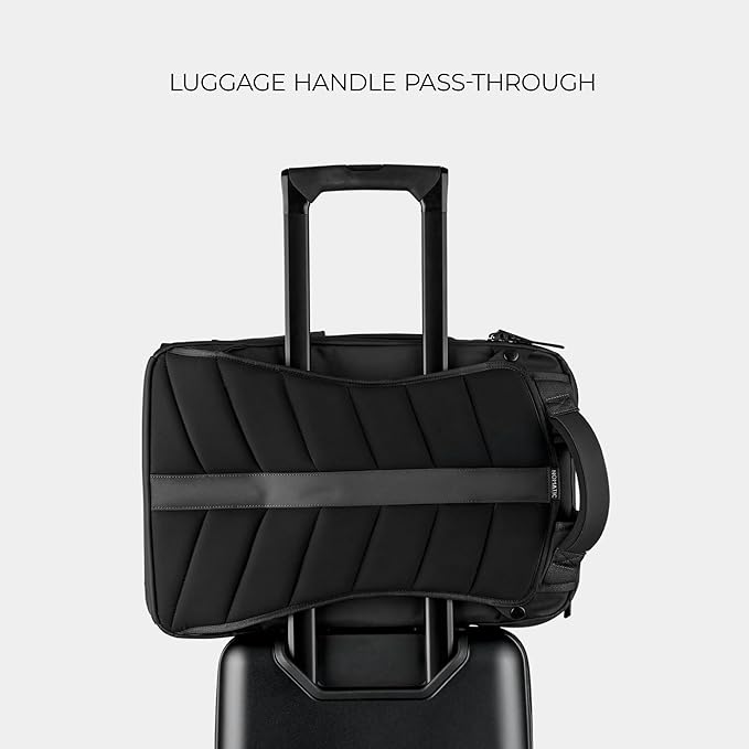 NOMATIC Travel Pack - 20L Water Resistant Laptop Bag - TSA-Ready Expandable Black Backpack