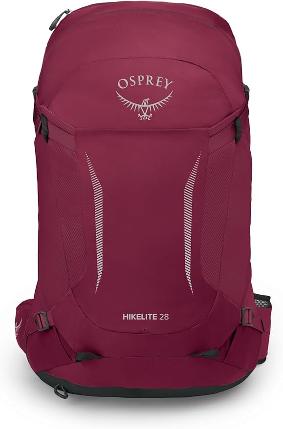 Osprey Hikelite 28L Unisex Hiking Backpack, Chameleon/Black, S/M