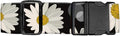 Luggage Straps for Suitcases Travel Belt Accessories, Cute Suitcase Strap, Adjustable Luggage Belt Strap, Heavy Duty with Quick-Release Buckle Luggage Strap Cute Daisy