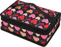 FlowFly Small Lunch box Insulated Soft Bag Mini Cooler Back to School Thermal Meal Tote Kit for Kids, Girls, Boys,Women,Men, Heart