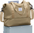 Travel Duffel Bag, Sports Tote Gym Bag, Shoulder Weekender Overnight Bag for Women