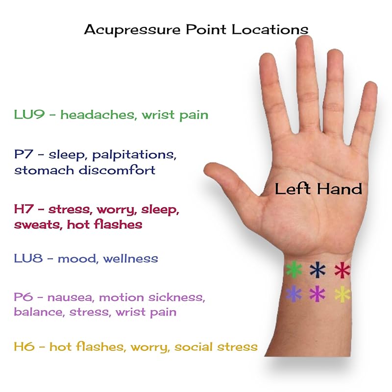 Motion Sickness Relief Acupressure Wristbands for Kids and Adults – Waterproof, Slip-On, Nausea Relief, Motion Sickness, Travel (2 Pack) (Rose, Large 8)