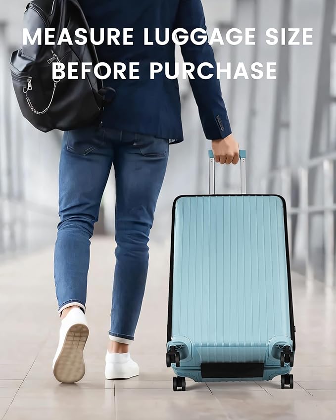 Travelkin Clear Luggage Cover Protectors For Suitcase Transparent TPU Suitcase Cover Protector Fit 18-32 Inch Luggage
