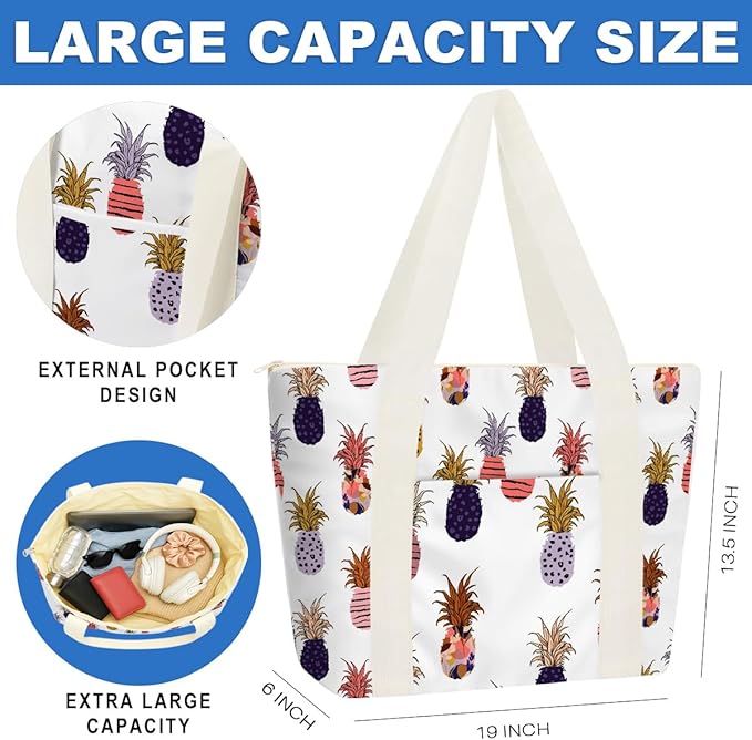 Beach Bags Wet Bag for Swimsuit Tote Bag for Friends Travel Gifts, Aloha Bags Waterproof Vacation Essential