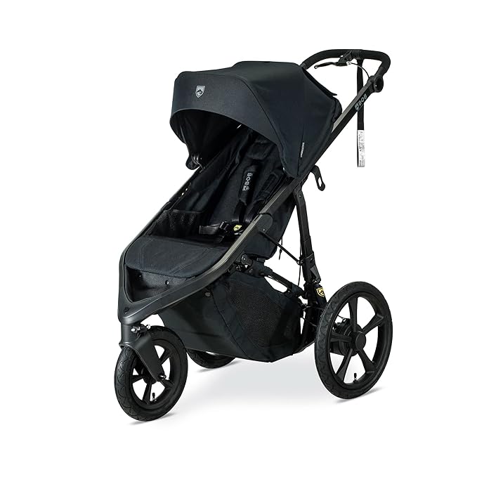BOB Gear Wayfinder Jogging Stroller with Independent Dual Suspension, Air-Filled Tires, and 75-Pound Weight Capacity, Nightfall