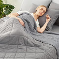 Cozy Bliss Cooling Throw Blanket for Hot Sleepers, Q-Max 0.4 Cooling Comfort 50x70, Cold Blankets for Night Sweats Sleeping, Ultra-Cool Lightweight Breathable Summer Blanket for Bed Travel