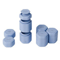 Cadence Travel Containers - Full Skincare Set - Magnetic Containers with Lids,Carry On Travel Essentials For Women/Men - 2 Small (0.56oz), 4 Medium Capsules (1.32oz), & Extender (1.43oz) - Pacific