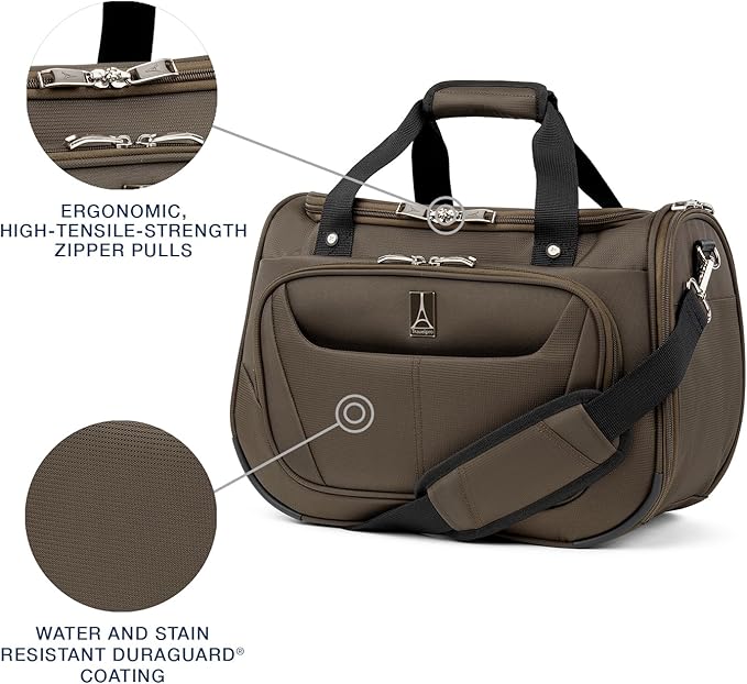 Travelpro Maxlite 5 Softside Lightweight Underseat Carry-On Travel Tote, Overnight Weekender Bag