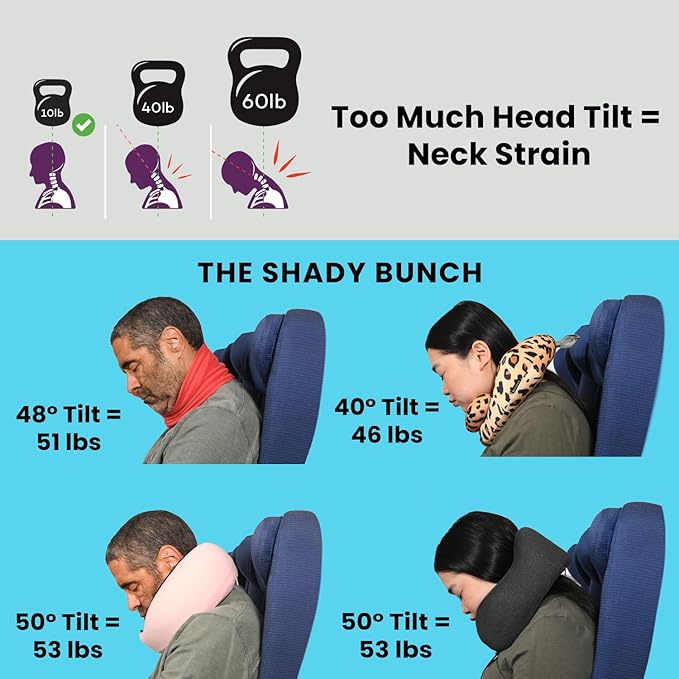 Cabeau Travel Pillow for Long Flights – Evolution X - Memory Foam Neck Support - Comfort On-The-Go for Airplane, Train, and Car (Diamond)