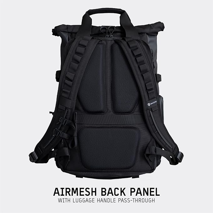 WANDRD PRVKE Lite: Weather-Resistant Travel & Camera Backpack with Laptop Sleeve, Quick Side Access, Clamshell Opening – Ideal Photography & Travel Bag