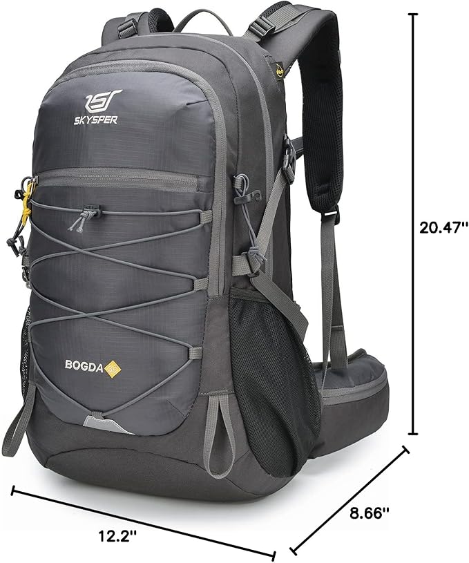 SKYSPER Hiking Backpack for Men Women, 35L Travel Backpack Waterproof Camping Backpack Outdoor Lightweight Daypack