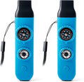 Emergency Survival Safety Whistle，Whistle for Kids with Lanyard,Compass,Thermometer,Ideal for Kayaking, Boating, Hiking, Camping, Climbing