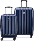 DELSEY PARIS Helium Aero Hardside Expandable Luggage with Spinner Wheels, Blue Cobalt, 2-Piece Set (19/24)