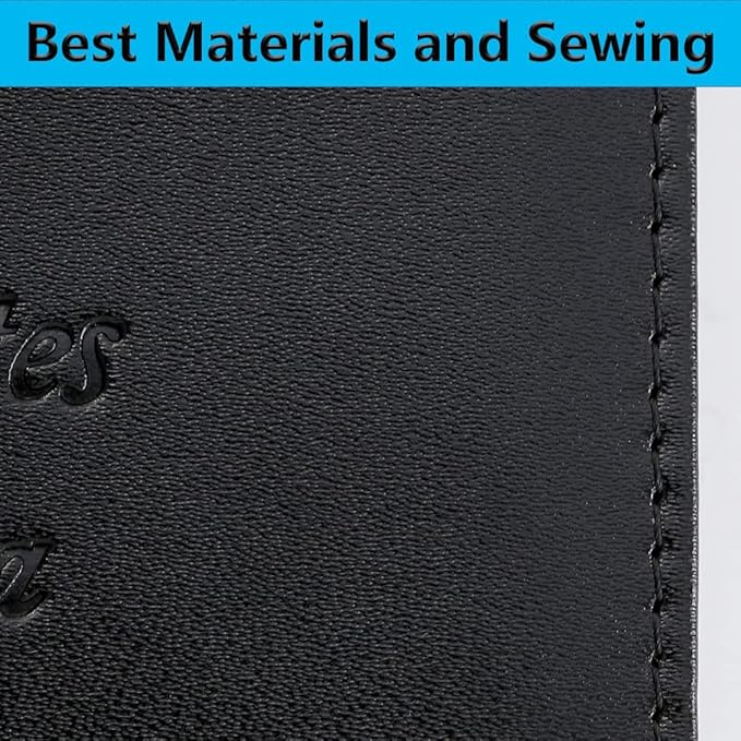 Passport Holder Cover Wallet RFID Blocking Leather Card Case Travel Accessories for Women Men (#Black)