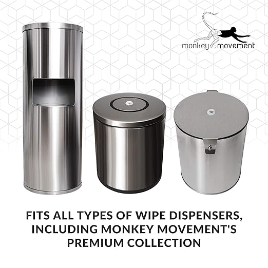 Dry Wipe Kit: 7200 Wipes (7" x 6"): Make Your Own Wet Wipes Using Your Preferred Cleaning Solution: 6 Mega Rolls + 4 Dispensing Buckets