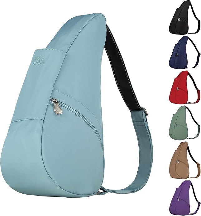 AmeriBag 17" Microfiber Crossbody Sling Healthy Back Bag