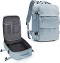 coowoz Travel Backpack For Women Men,Carry On Backpack,Hiking Backpack Waterproof Outdoor Sports Rucksack Casual Daypack travel essentials（Gray Blue）
