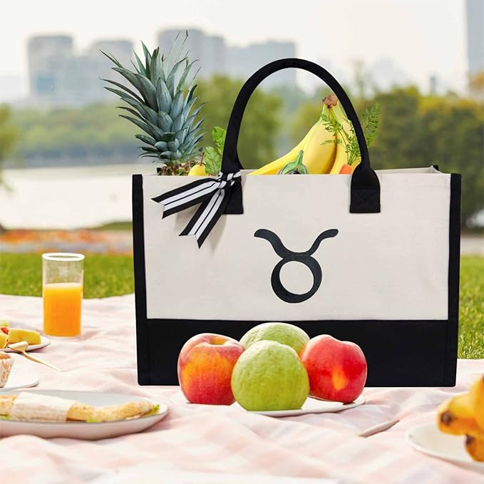 TOPDesign Embroidery Constellation Canvas Bag for Women