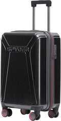 Spyder Traverse 20 Inch Carry On Expandable Hardside Upright Suitcase with 360° Spinner Wheels, TSA Approved Lock, Charcoal